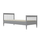 Lit 90x200 sommier inclus Emilia Gris