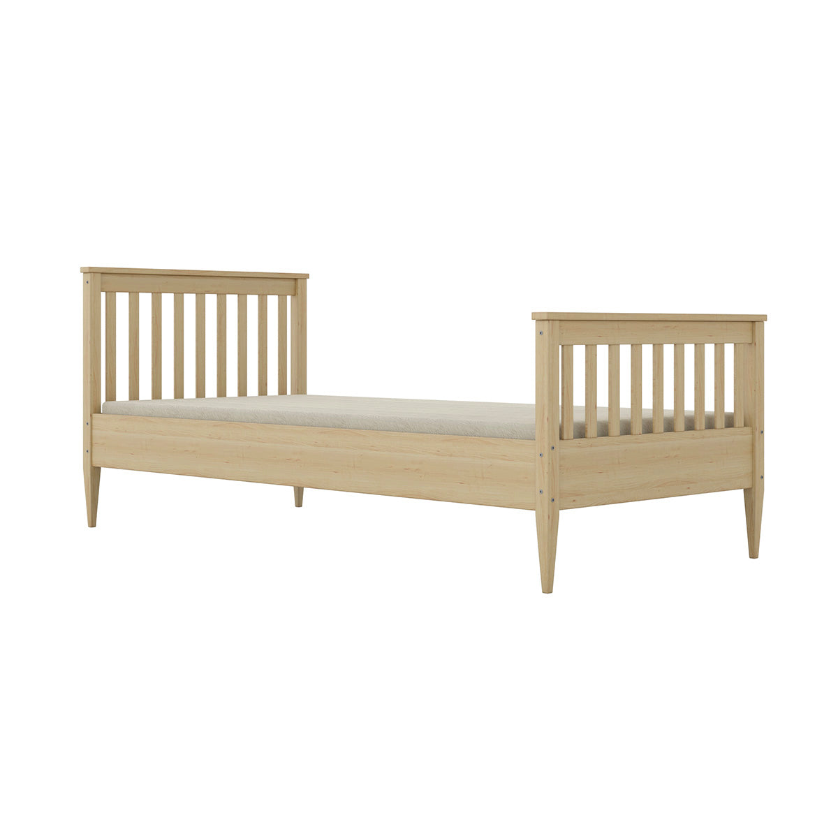Lit 90x200 sommier inclus Ignas Bois - vue 2