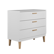 Commode 3 tiroirs Kocot Kids Kubi - Blanc - vue 2