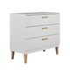 Commode 3 tiroirs Kocot Kids Kubi - Blanc