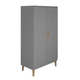 Armoire 2 portes Kocot Kids Kubi - Gris