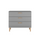 Commode 3 tiroirs Kocot Kids Kubi - Gris