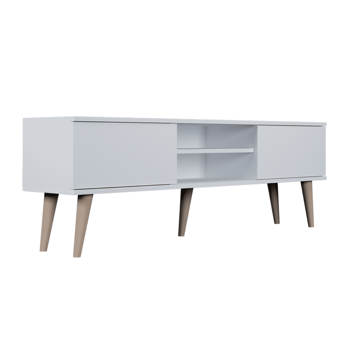 Meuble TV 160 cm Toronto - Blanc