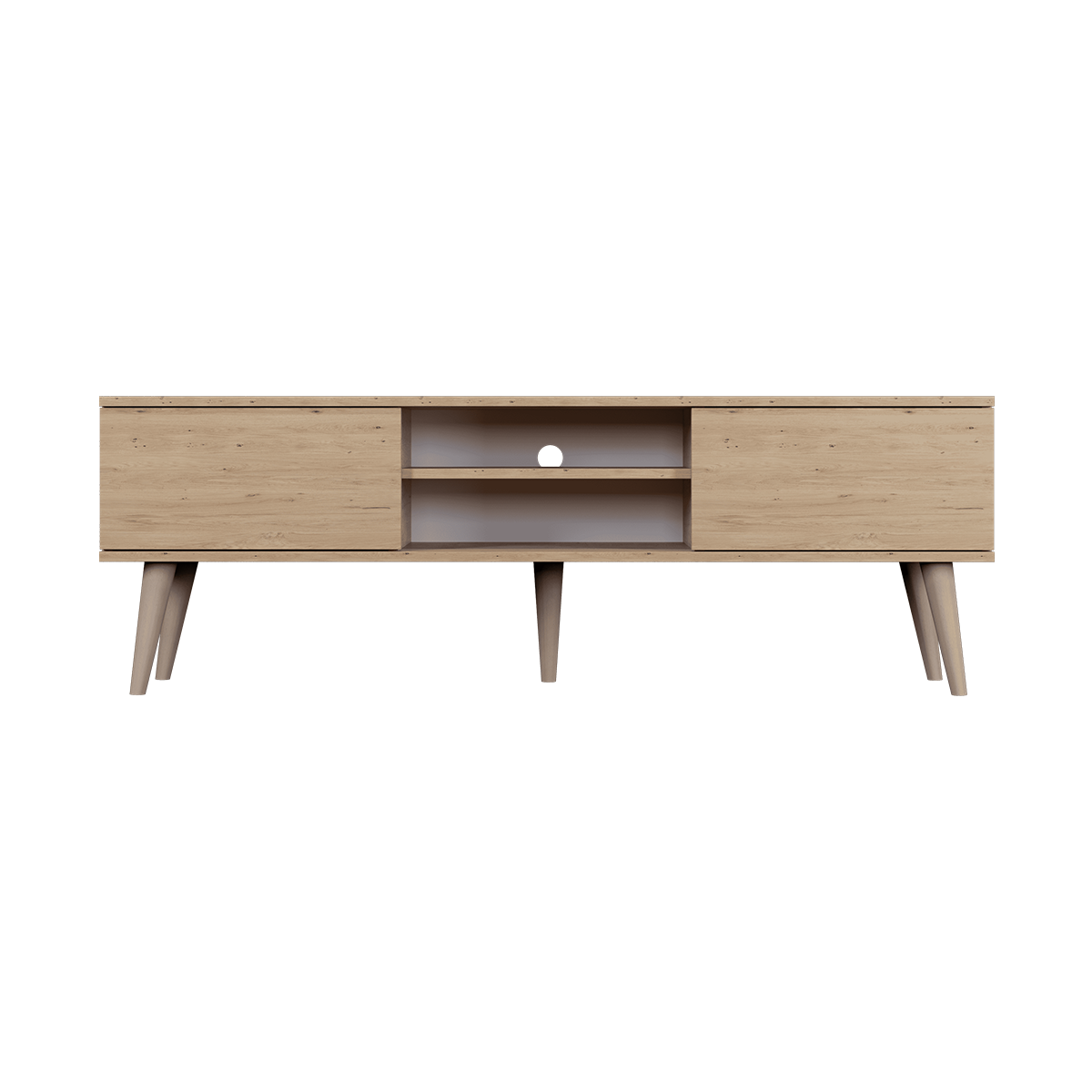 Meuble TV 160 cm Toronto - Bois - vue 2