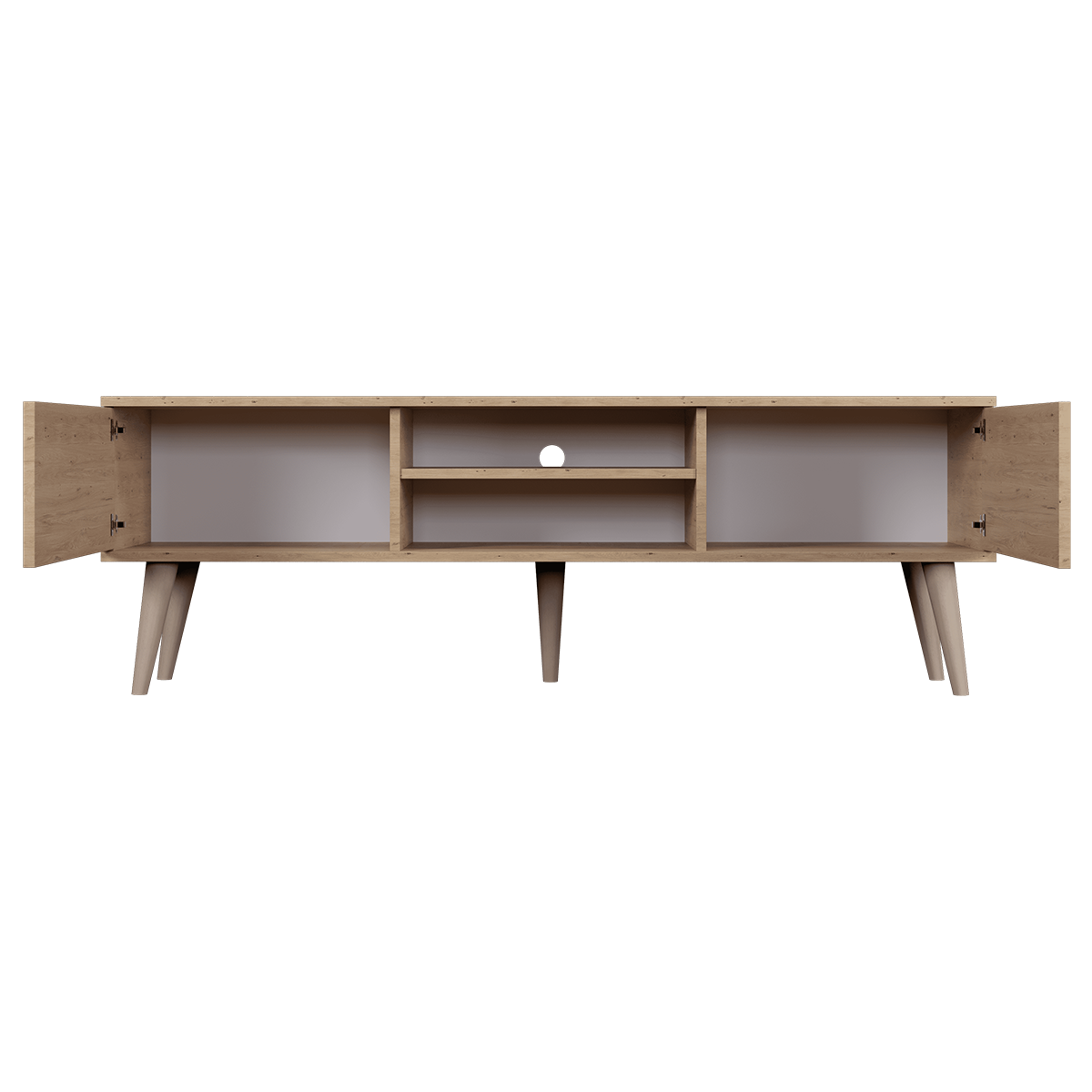 Meuble TV 160 cm Toronto - Bois - vue 3