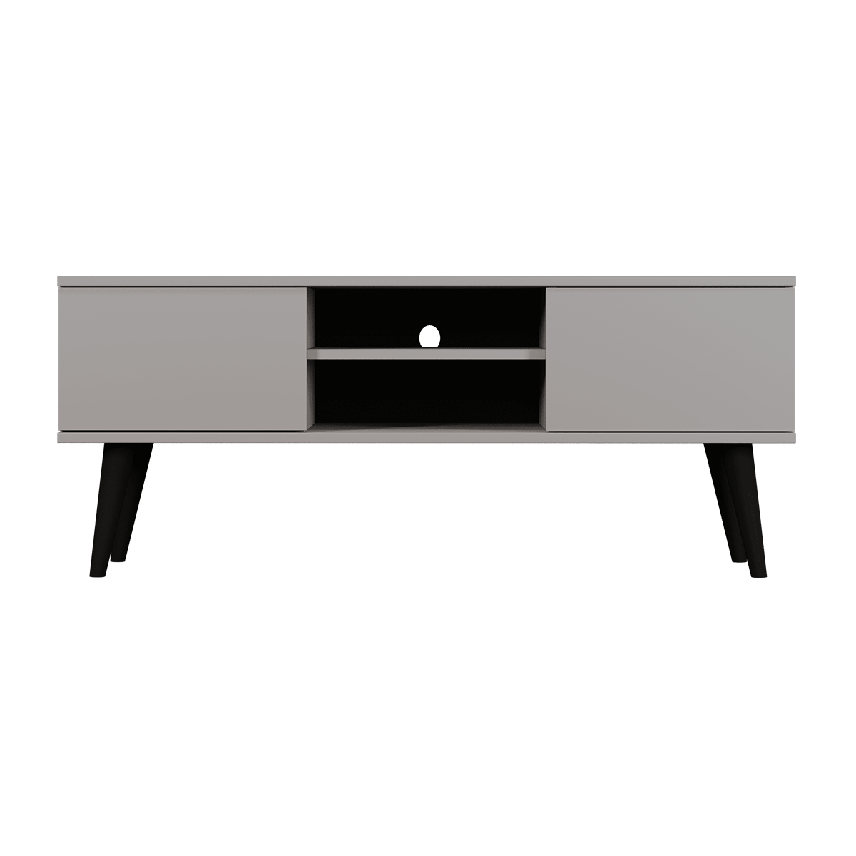 Meuble TV 120 cm Toronto - Gris - vue 2