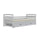 Lit gigogne 90x200 sommiers et tiroirs inclus Tosia Blanc