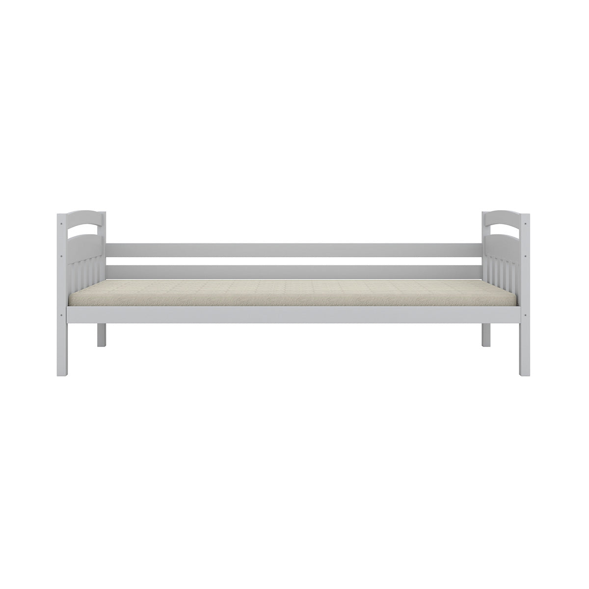 Lit gigogne 90x200 sommiers et tiroirs inclus Tosia Blanc - vue 5