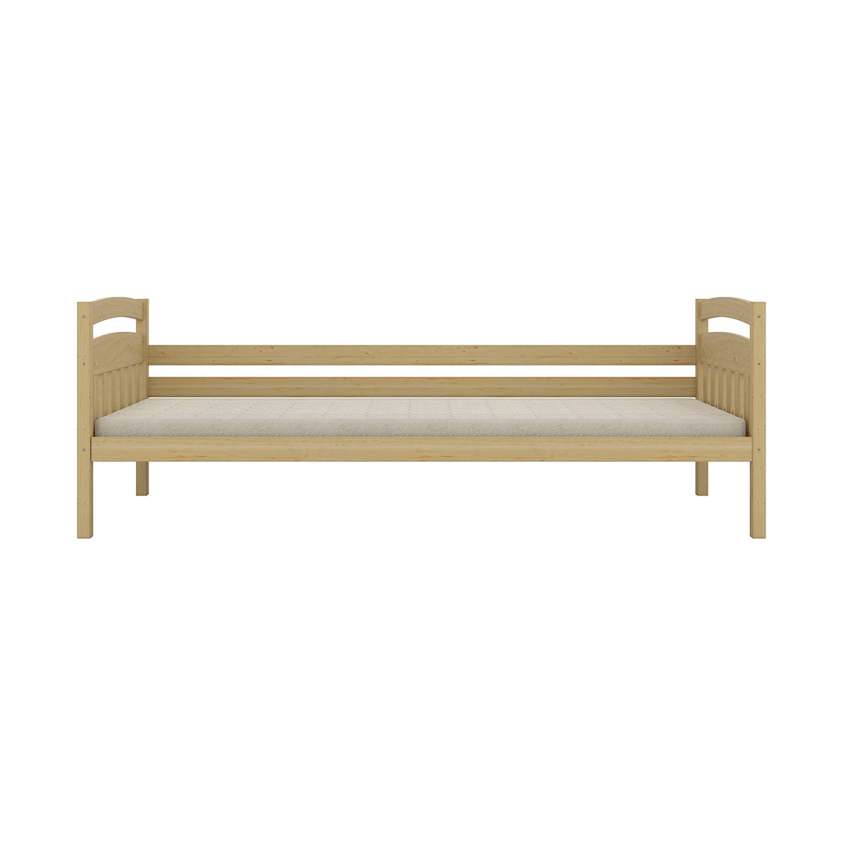 Lit 90x200 sommier et tiroirs inclus Tosia Bois - vue 5