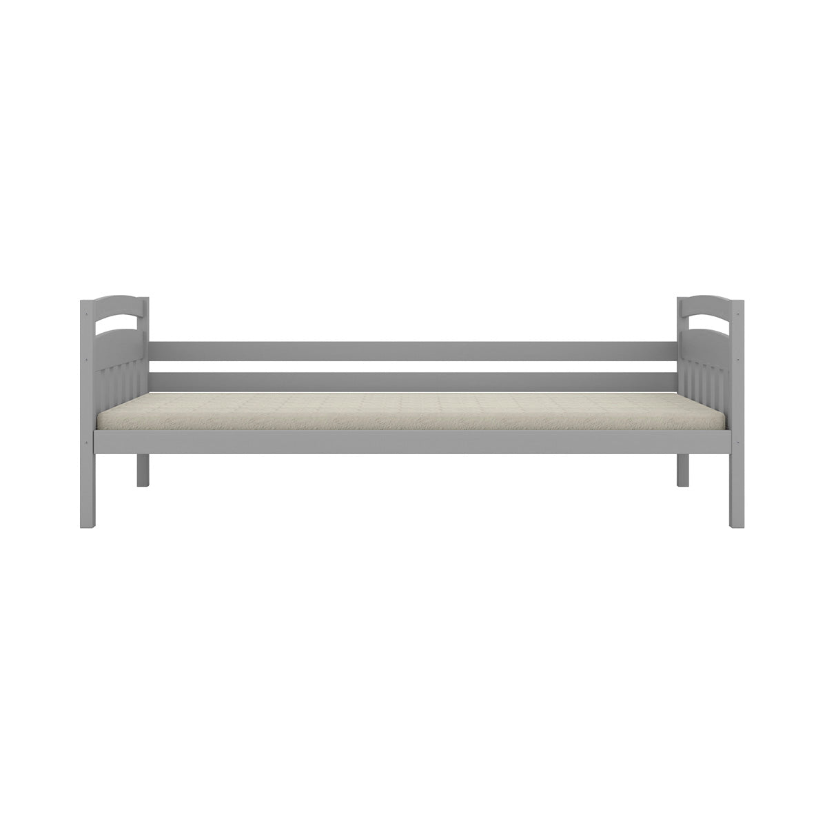 Lit gigogne 90x200 sommiers et tiroirs inclus Tosia Gris - vue 5