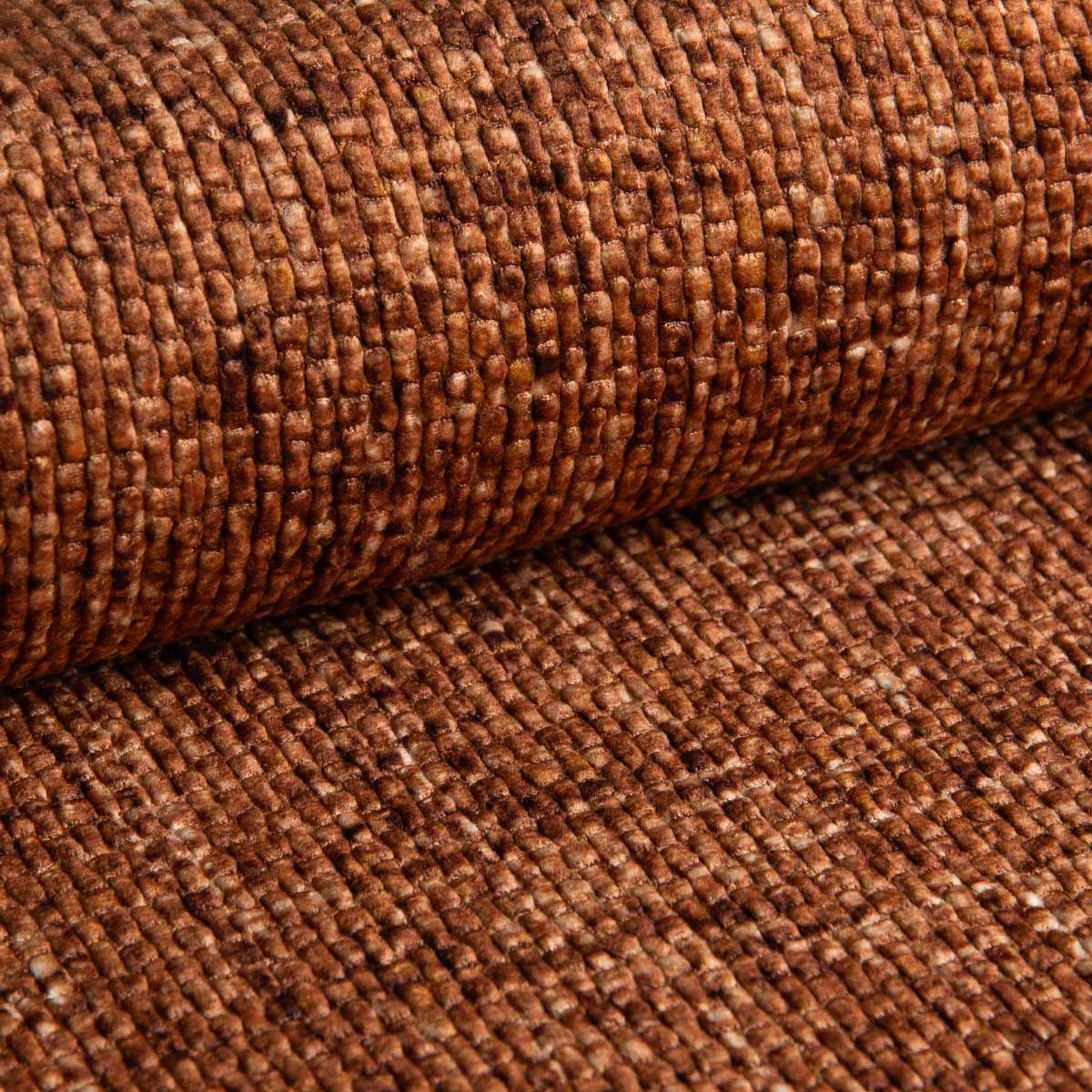 Canapé U convertible 4 places avec coffre Lazare Terracotta - vue 6