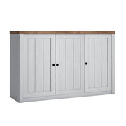 Buffet 3 portes Léandre Blanc et Bois