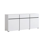 Buffet 3 portes 3 tiroirs Lilia Blanc