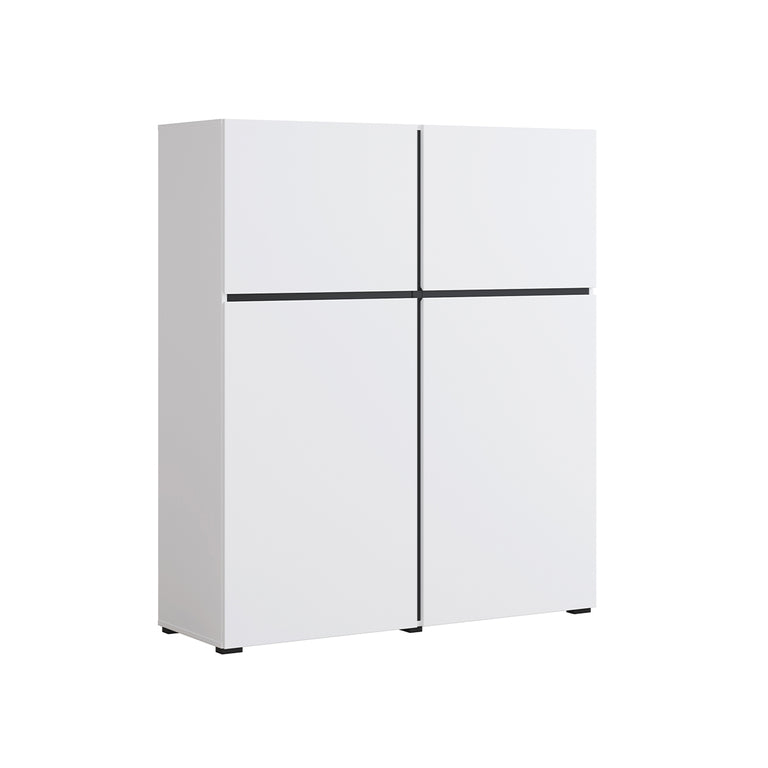 Buffet 4 portes Lilia Blanc
