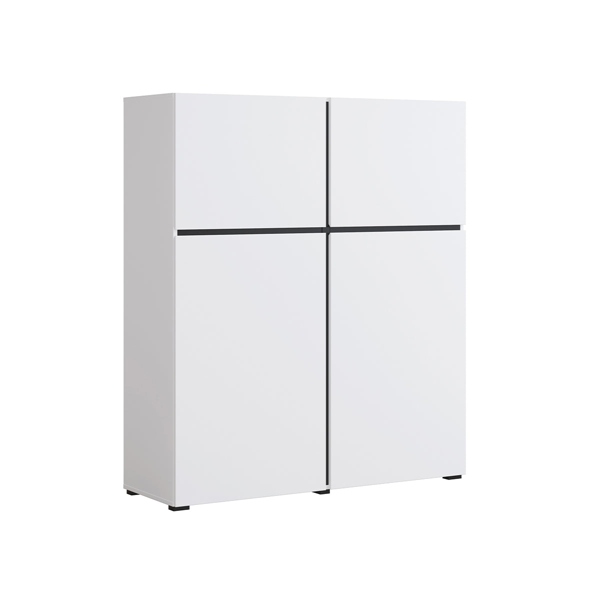 Buffet 4 portes Lilia Blanc