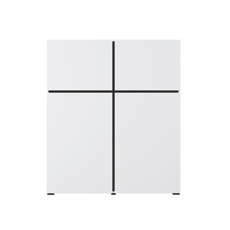 Buffet 4 portes Lilia Blanc