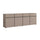 Buffet 4 portes 4 tiroirs Lilia Taupe