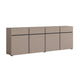 Buffet 4 portes 4 tiroirs Lilia Taupe