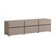 Meuble TV 3 portes 180 cm Lilia Taupe