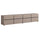 Meuble TV 4 portes 225 cm Lilia Taupe