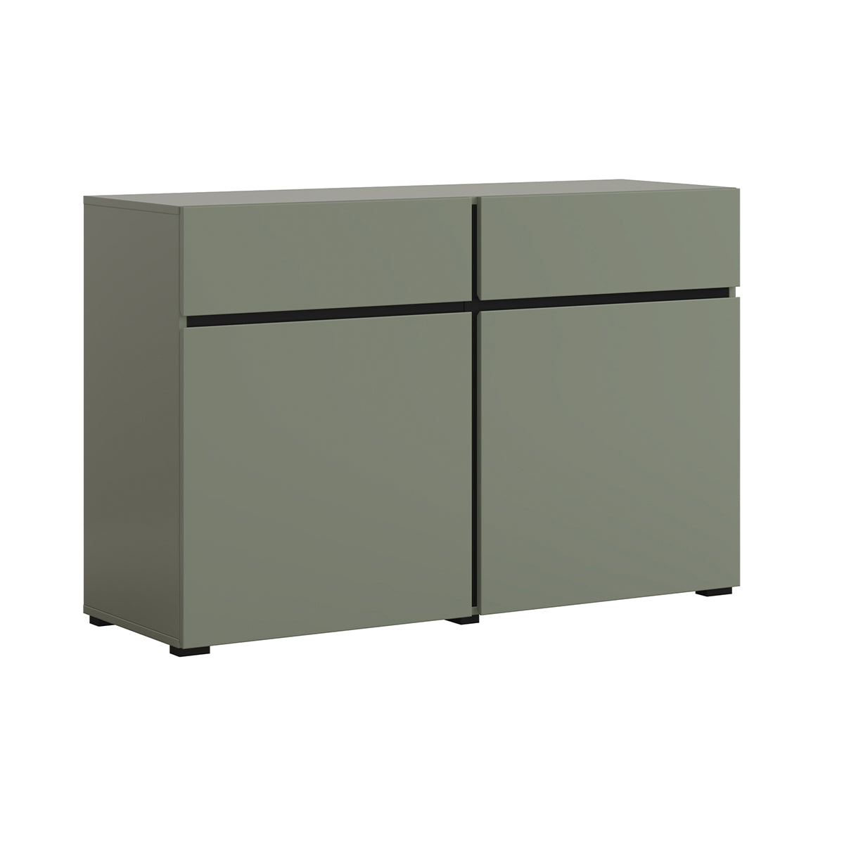 Buffet 2 portes 2 tiroirs Lilia Vert