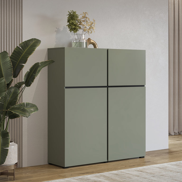 Buffet 4 portes Lilia Vert