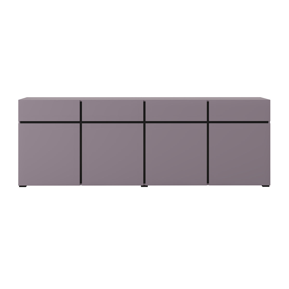 Buffet 4 portes 4 tiroirs Lilia Violet - vue 2
