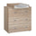 Commode avec plan à langer Lio Bois