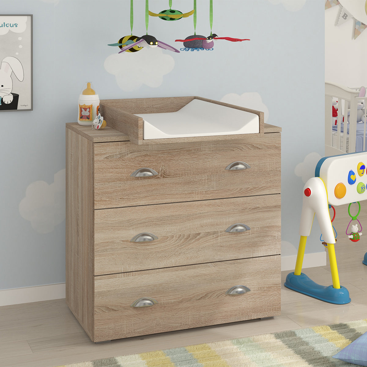 Commode avec plan à langer Lio Bois - vue 2