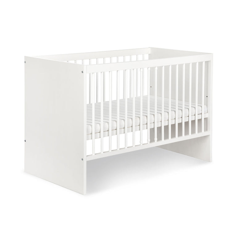 Lit bébé et commode à langer LittleSky by Klups Dalia - Blanc - vue 2