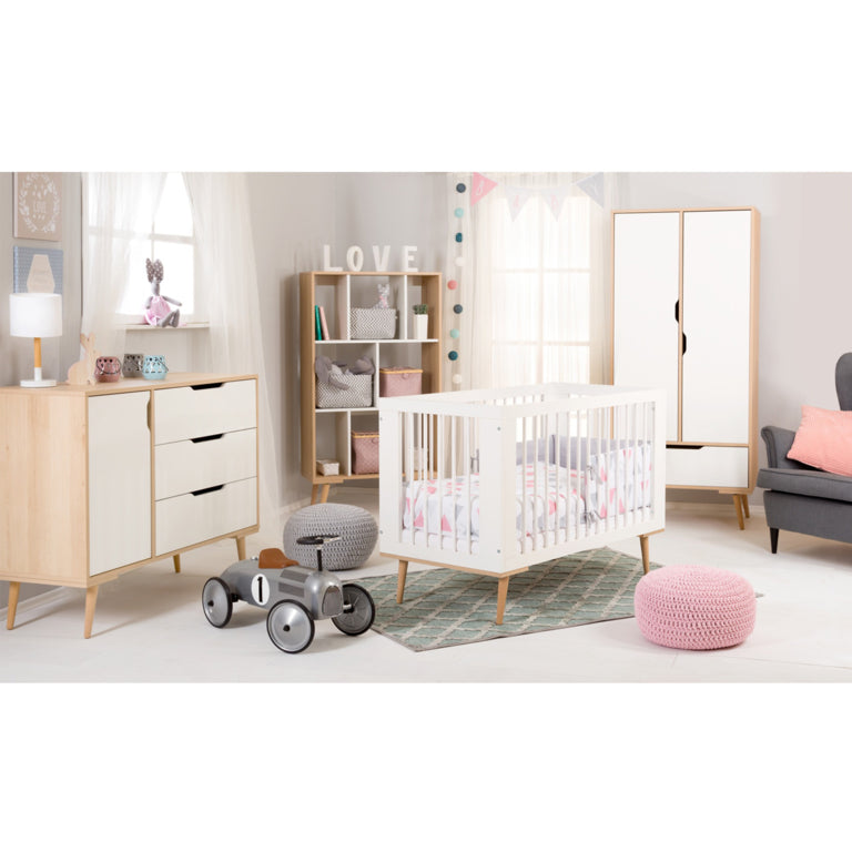 Lit bébé et armoire LittleSky by Klups Sofie Blanc - vue 5
