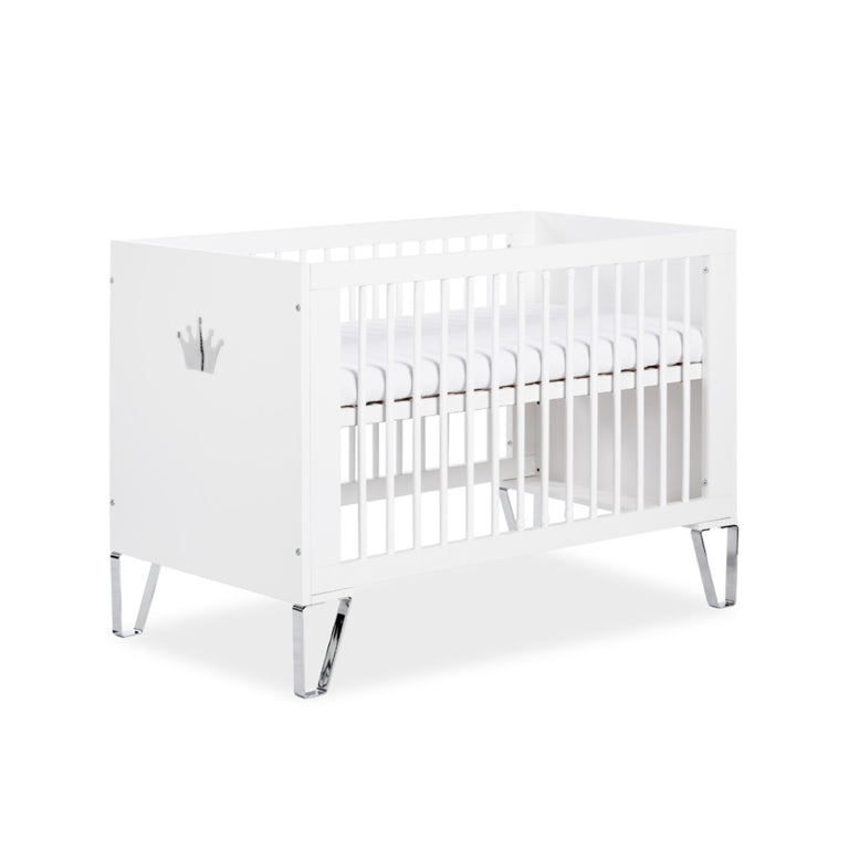 Lit bébé et Commode à langer LittleSky by Klups Blanka Blanc - vue 2