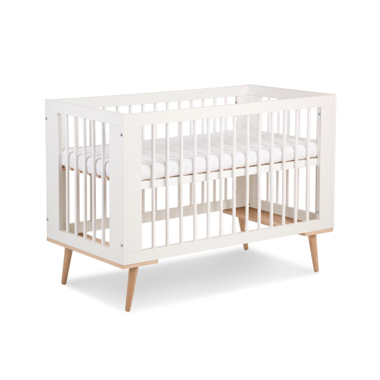 Chambre complète lit bébé - commode à langer - armoire LittleSky by Klups Sofie Blanc - vue 2