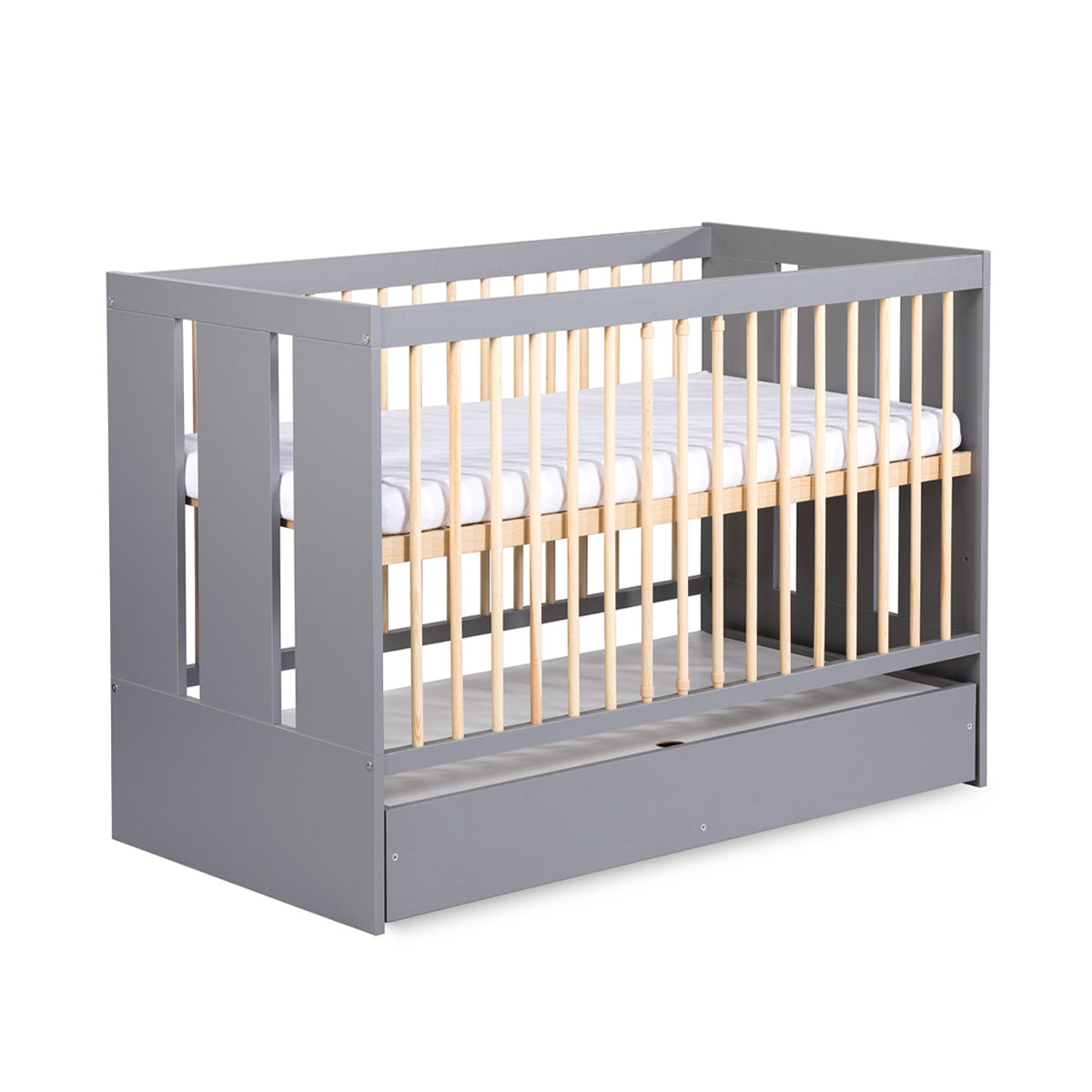 Tiroir pour Lit bébé 60x120 Littlesky by Klups Pauline - Gris - vue 2