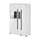 Vaisselier 2 portes avec LED Louis Blanc
