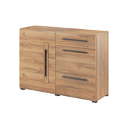 Buffet 1 porte 3 tiroirs Louis Bois