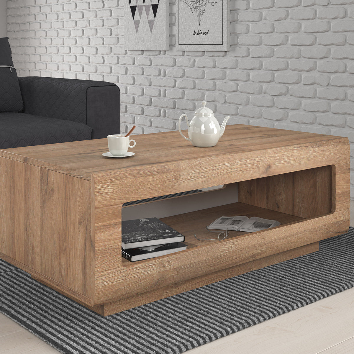Table basse Louis Bois - vue 2