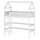 Lit cabane mi-hauteur 90x200 sommier inclus Maël Blanc