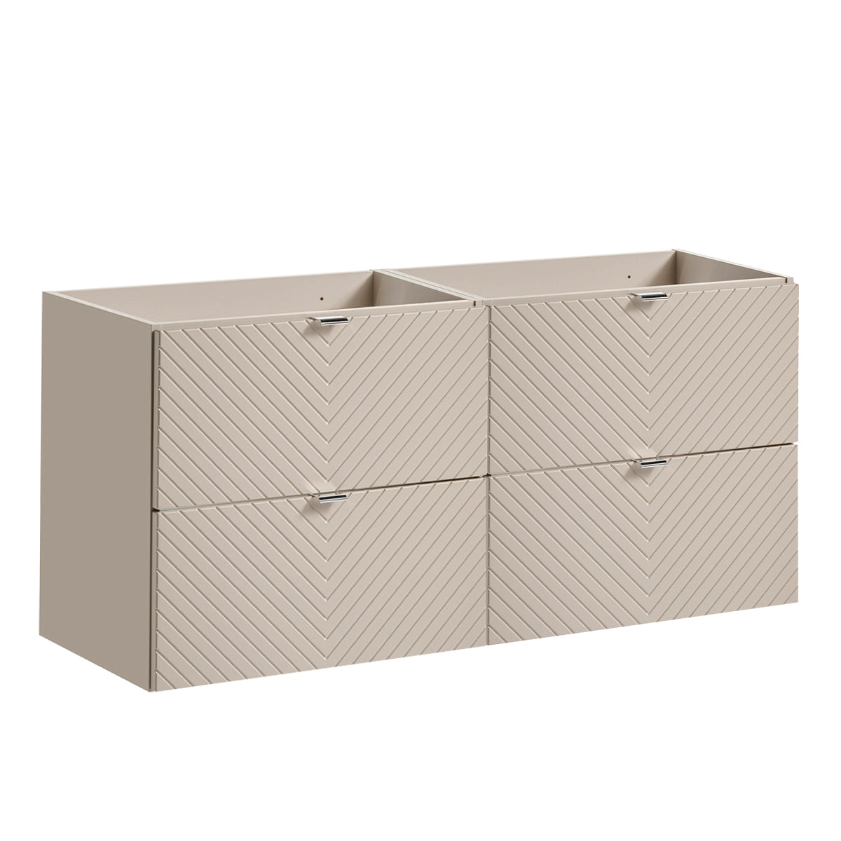 Meuble sous-vasque 120cm 4 tiroirs Manoa Cachemire