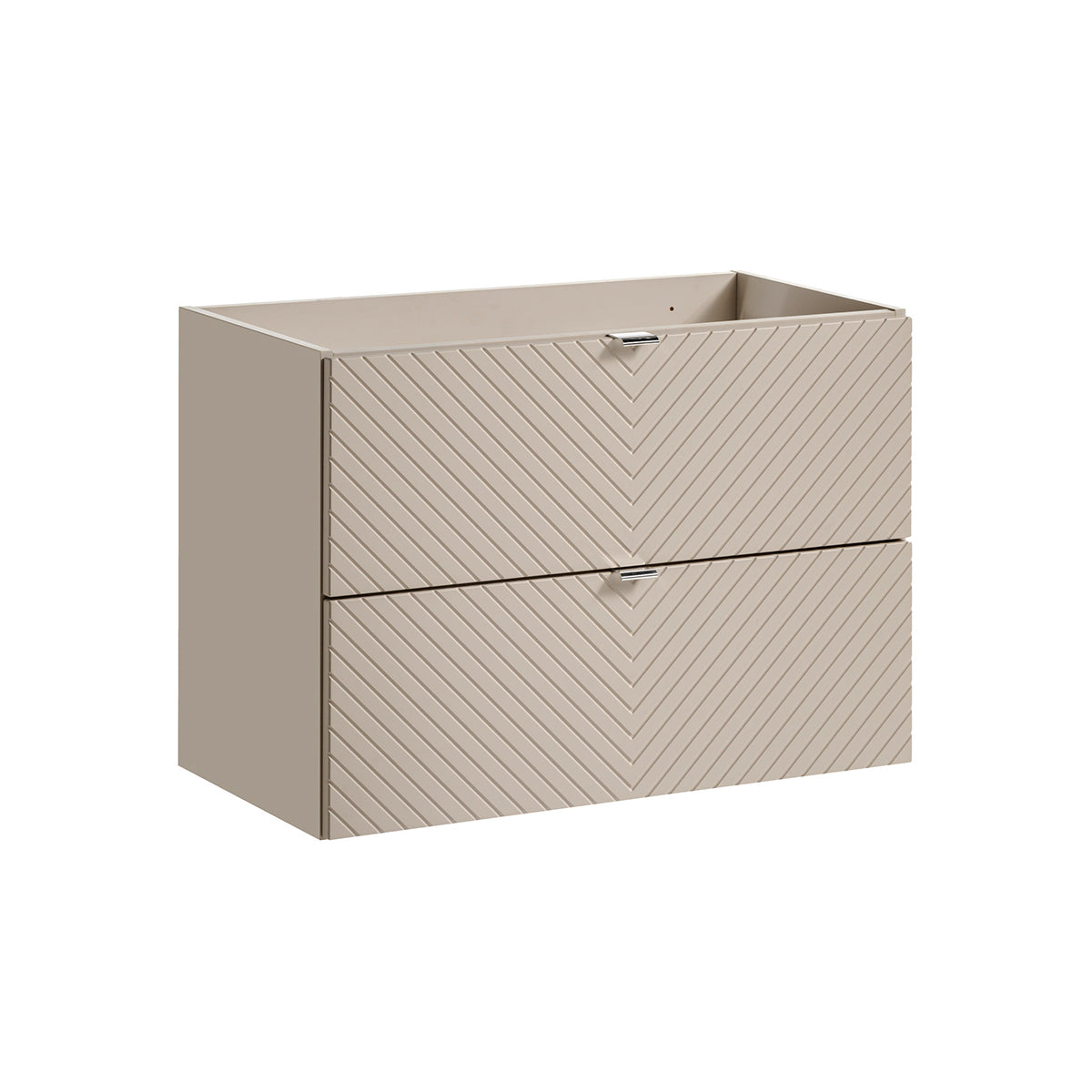 Meuble sous-vasque 80cm 2 tiroirs Manoa Cachemire