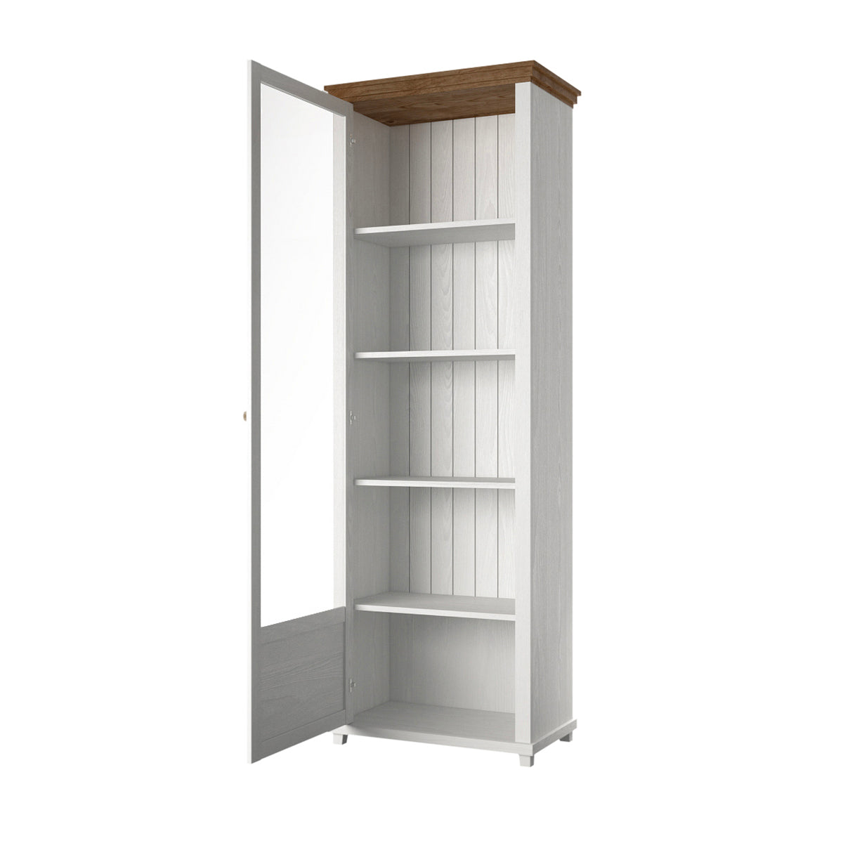 Vitrine 1 porte ouverture gauche Martin Bois Blanc - vue 3