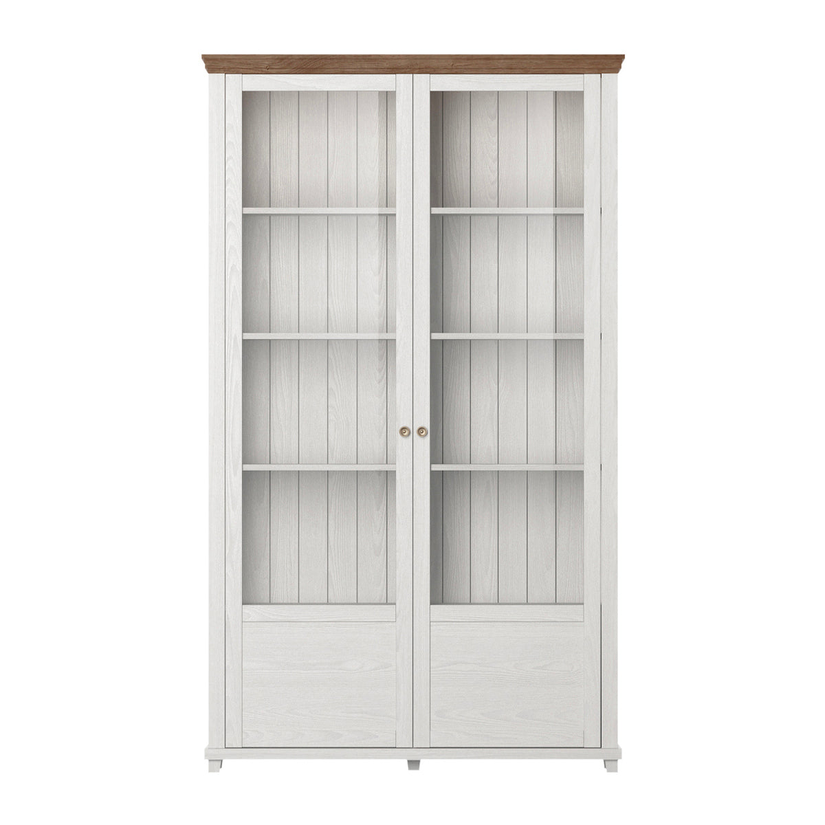 Vaisselier 2 portes Martin Bois Blanc - vue 2