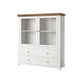 Vaisselier 2 portes 2 tiroirs Martin Bois Blanc