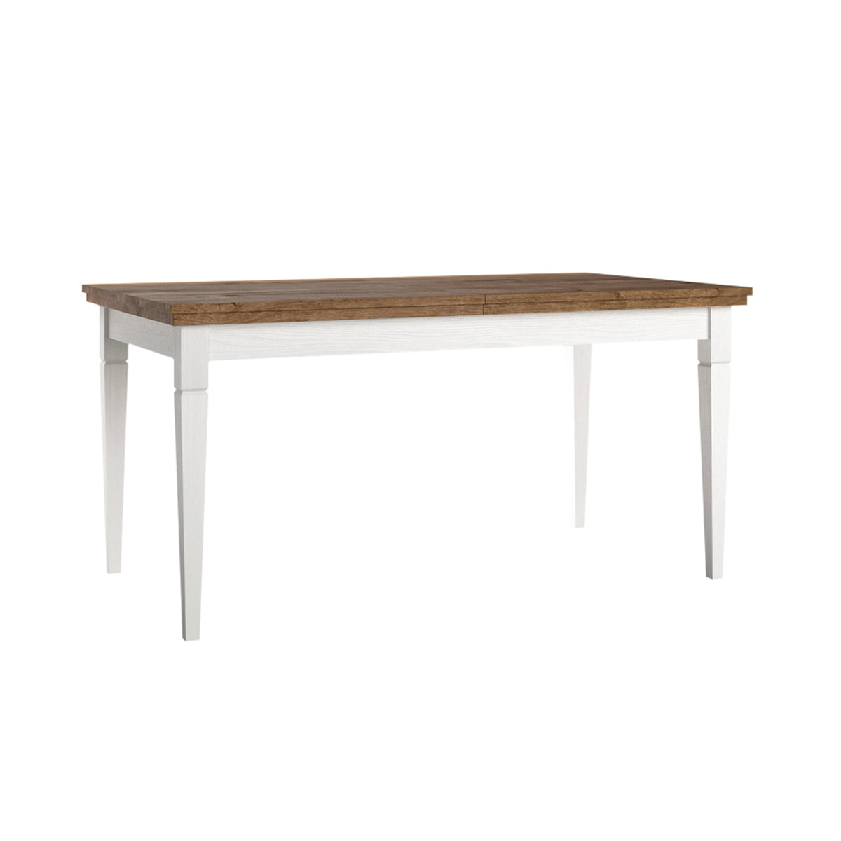 Table à manger extensible 6 à 8 places Martin Bois Blanc