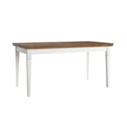 Table à manger extensible 6 à 8 places Martin Bois Blanc
