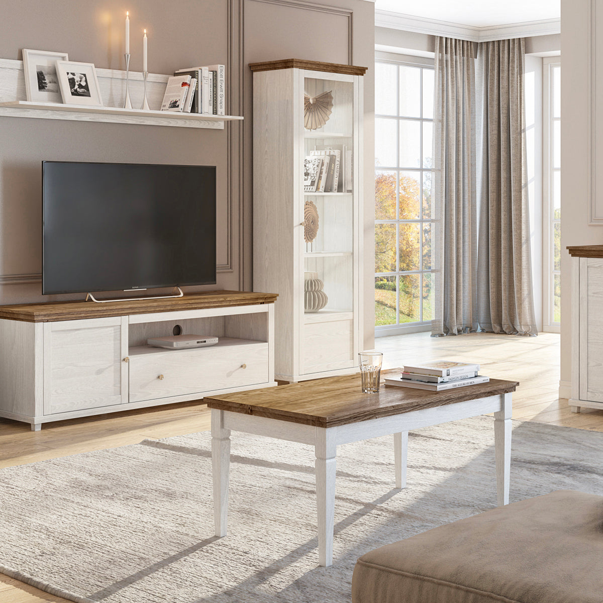 Table basse Martin Bois Blanc - vue 4