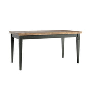 Table à manger extensible 6 à 8 places Martin Vert et Bois
