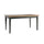 Table à manger extensible 6 à 8 places Martin Vert et Bois