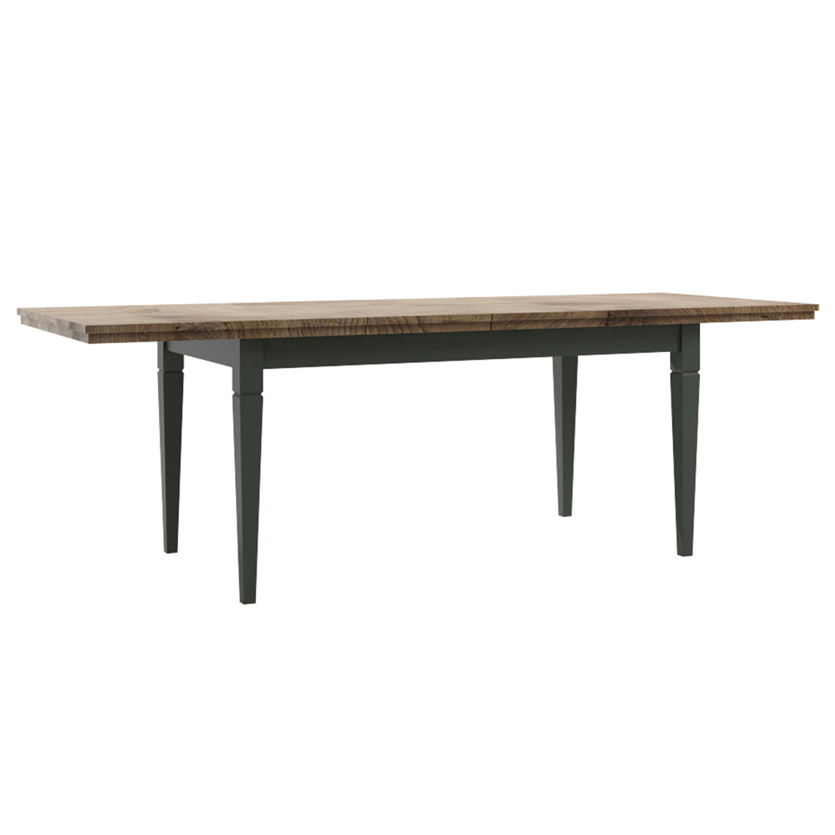 Table à manger extensible 6 à 8 places Martin Vert et Bois - vue 4