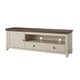 Meuble TV 1 porte 1 tiroir 181 cm Martin Beige et Bois